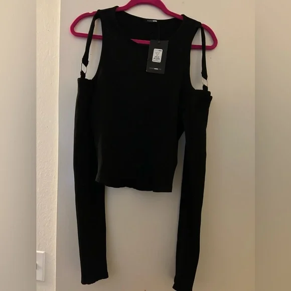 Black top o ring sleeves “ doing it my way top“ - Picture 2 of 7